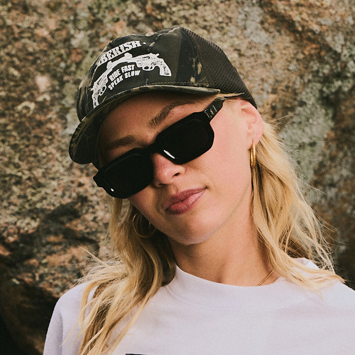 Gunslinger Mesh Trucker Woodland Camo