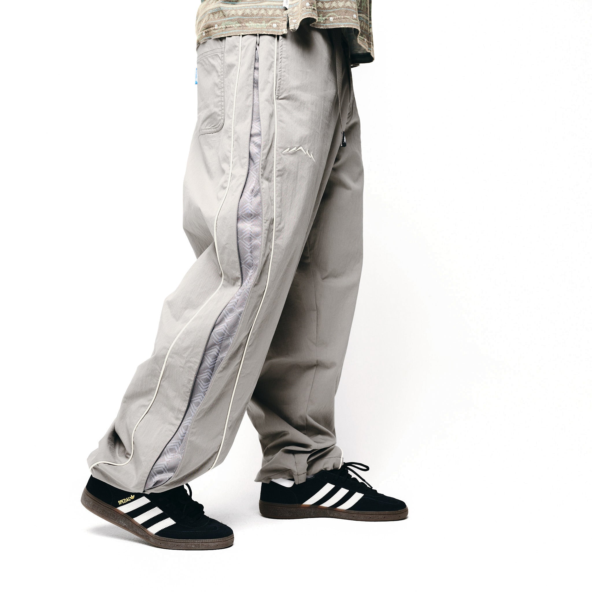 ICEPARDAL OVER JIB Pants グレー Baggy Zip Track Pant Stone – Jiberish
