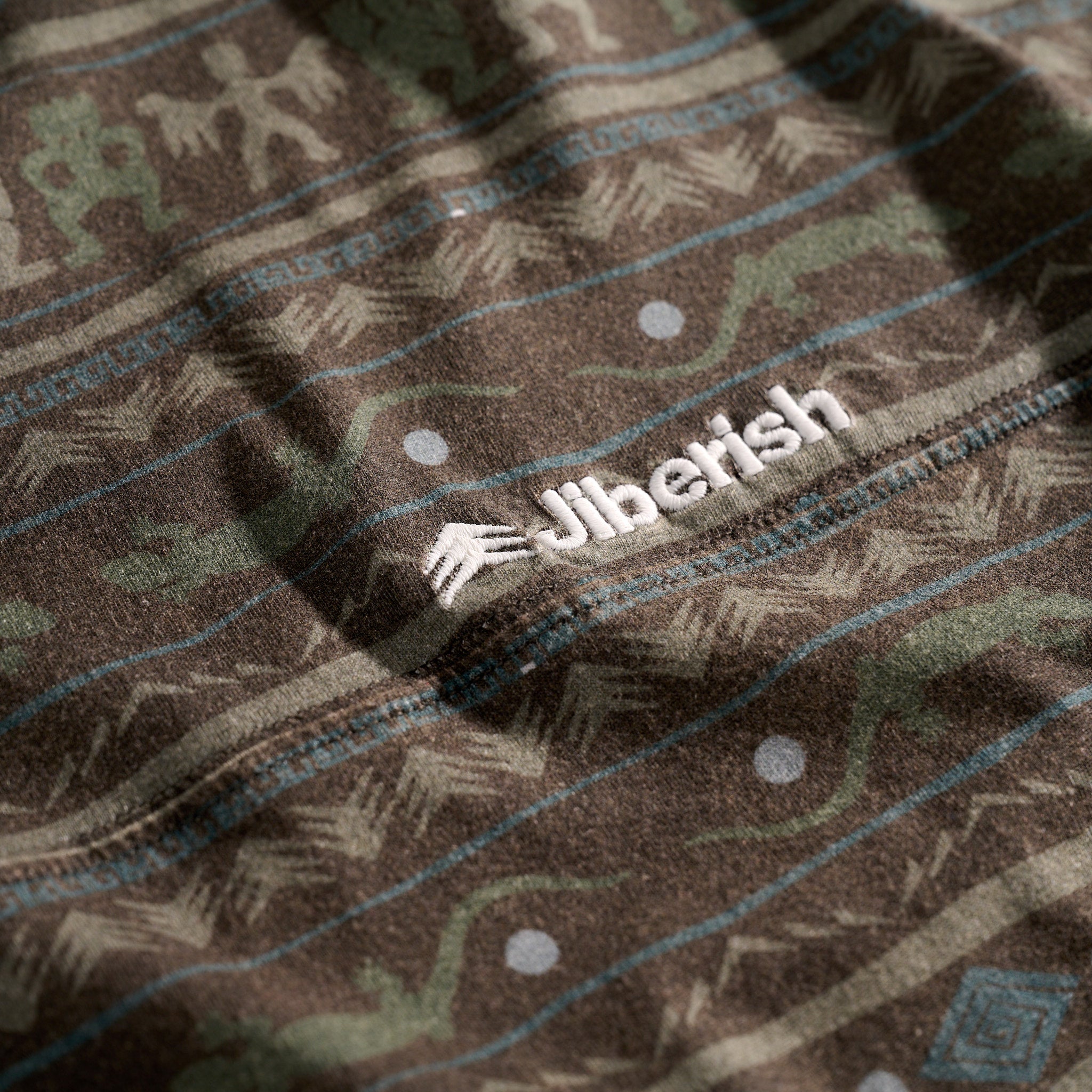 Moonflower Vintage Washed Tee Brown