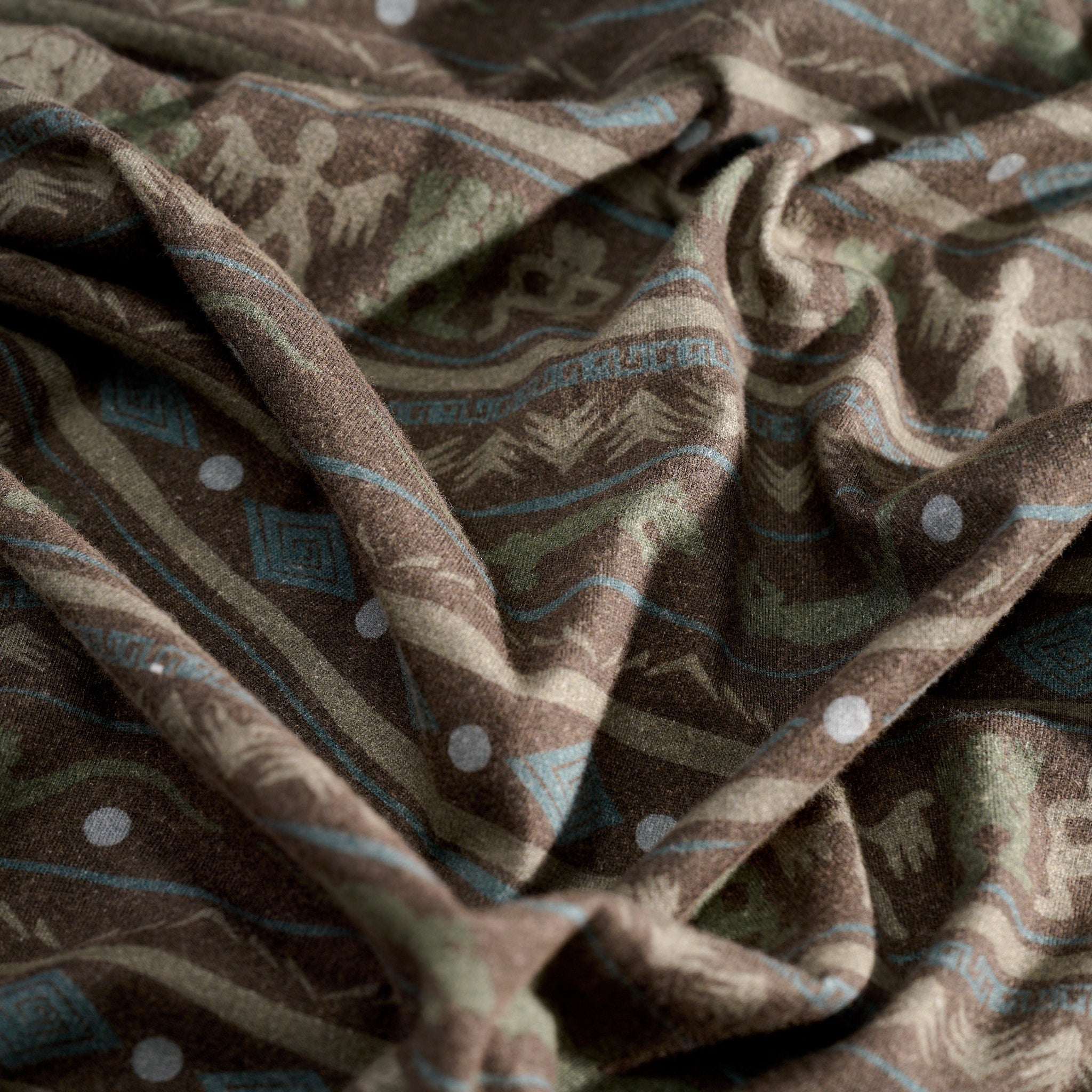 Moonflower Vintage Washed Tee Brown
