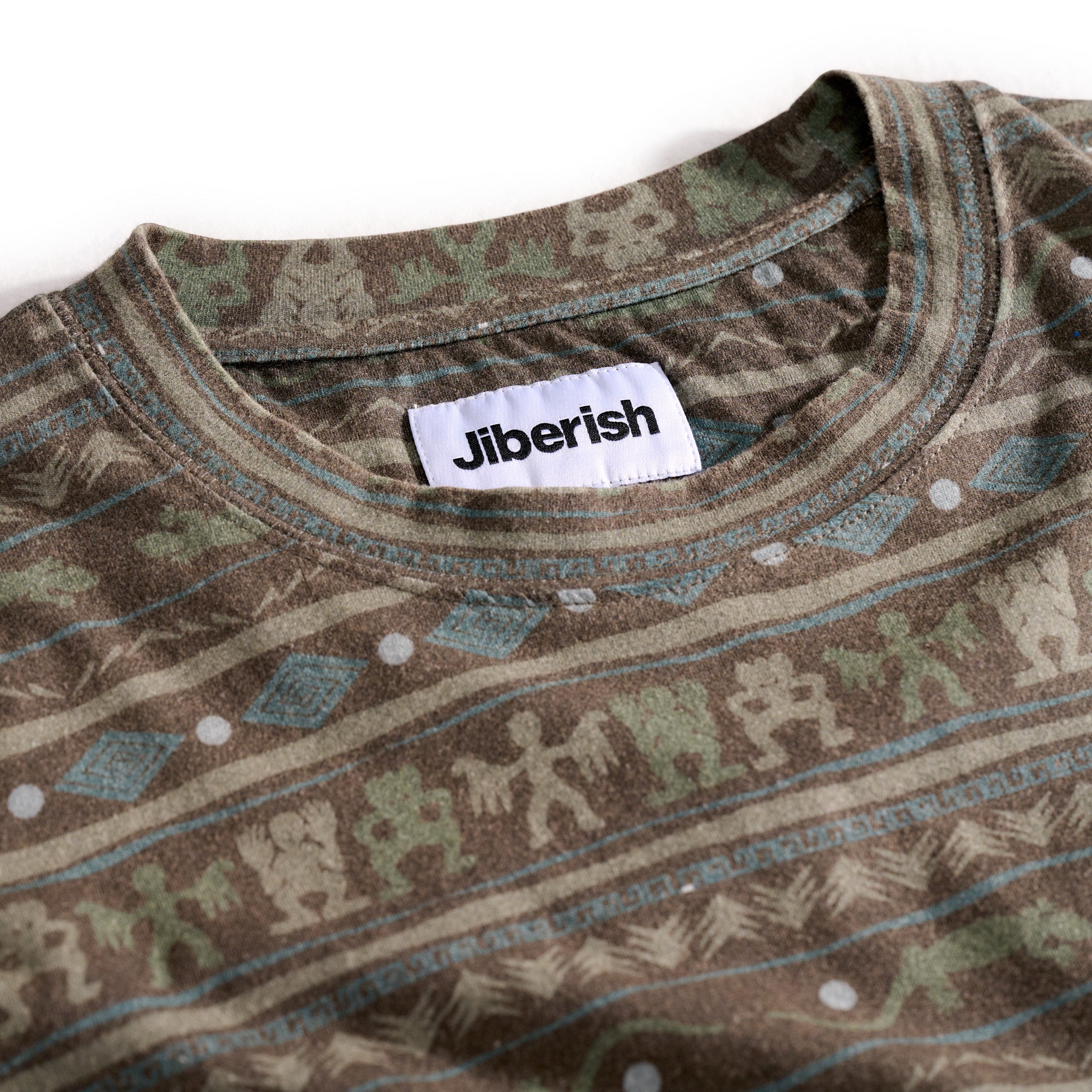 Moonflower Vintage Washed Tee Brown