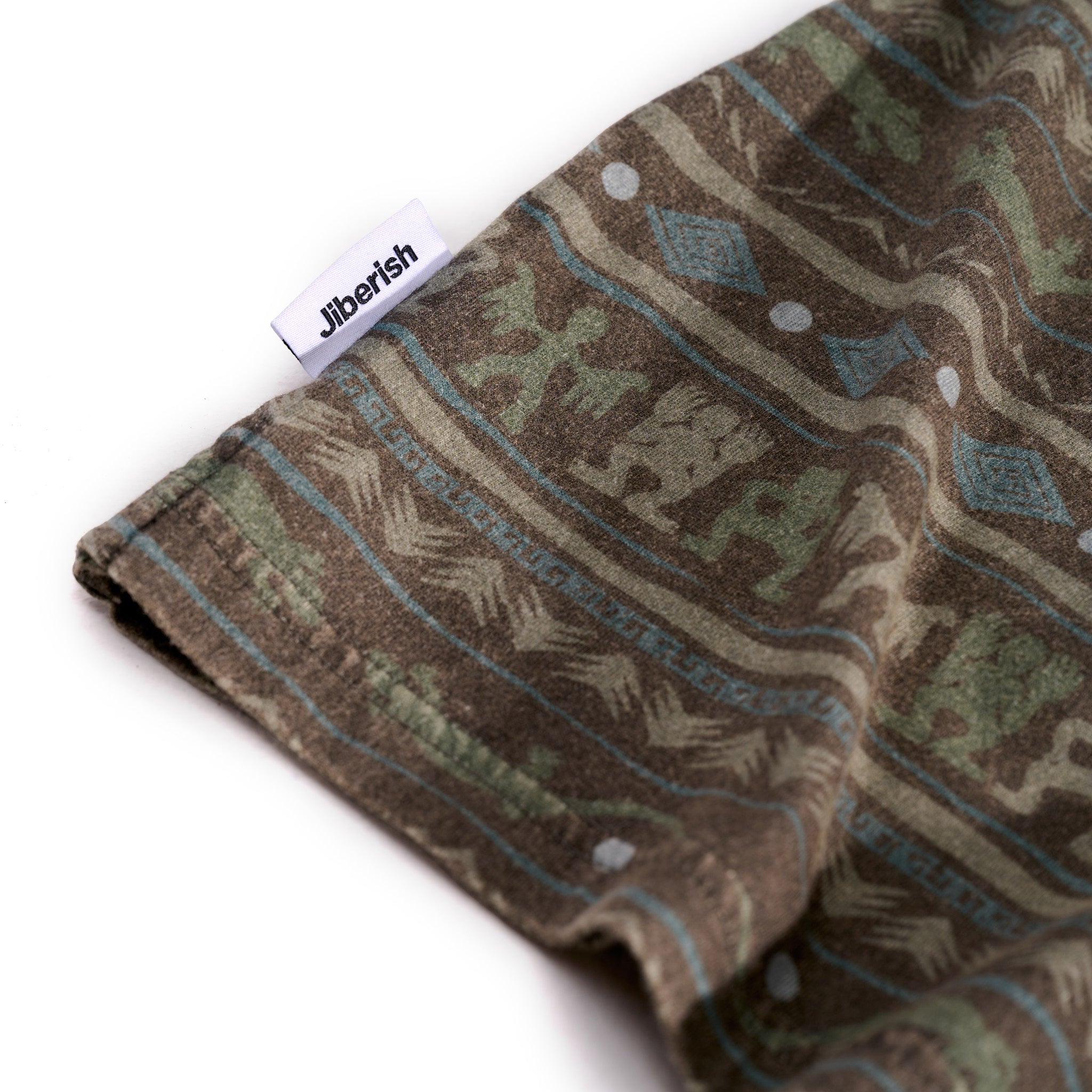 Moonflower Vintage Washed Tee Brown