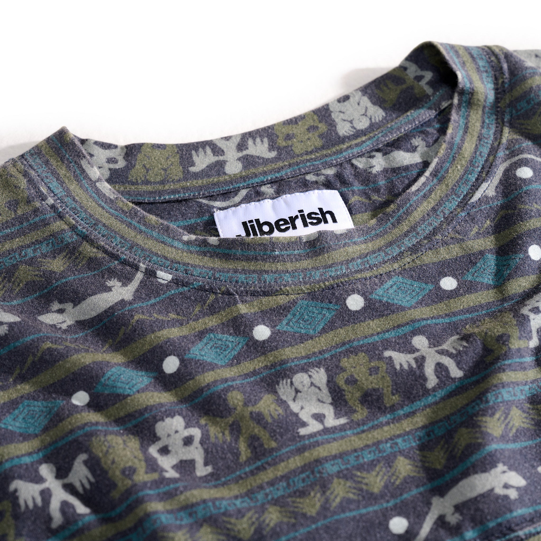 Moonflower Vintage Washed Tee Navy