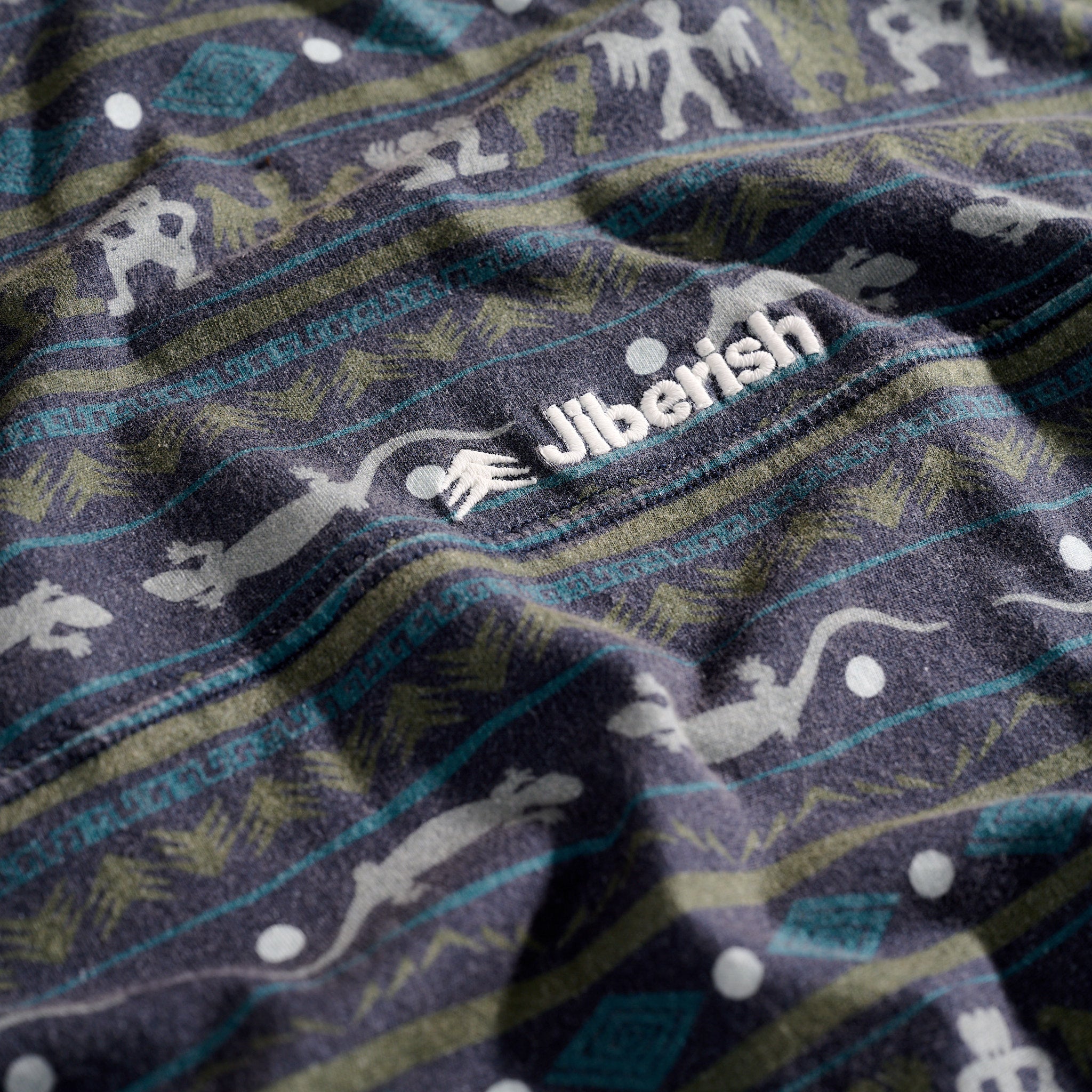 Moonflower Vintage Washed Tee Navy