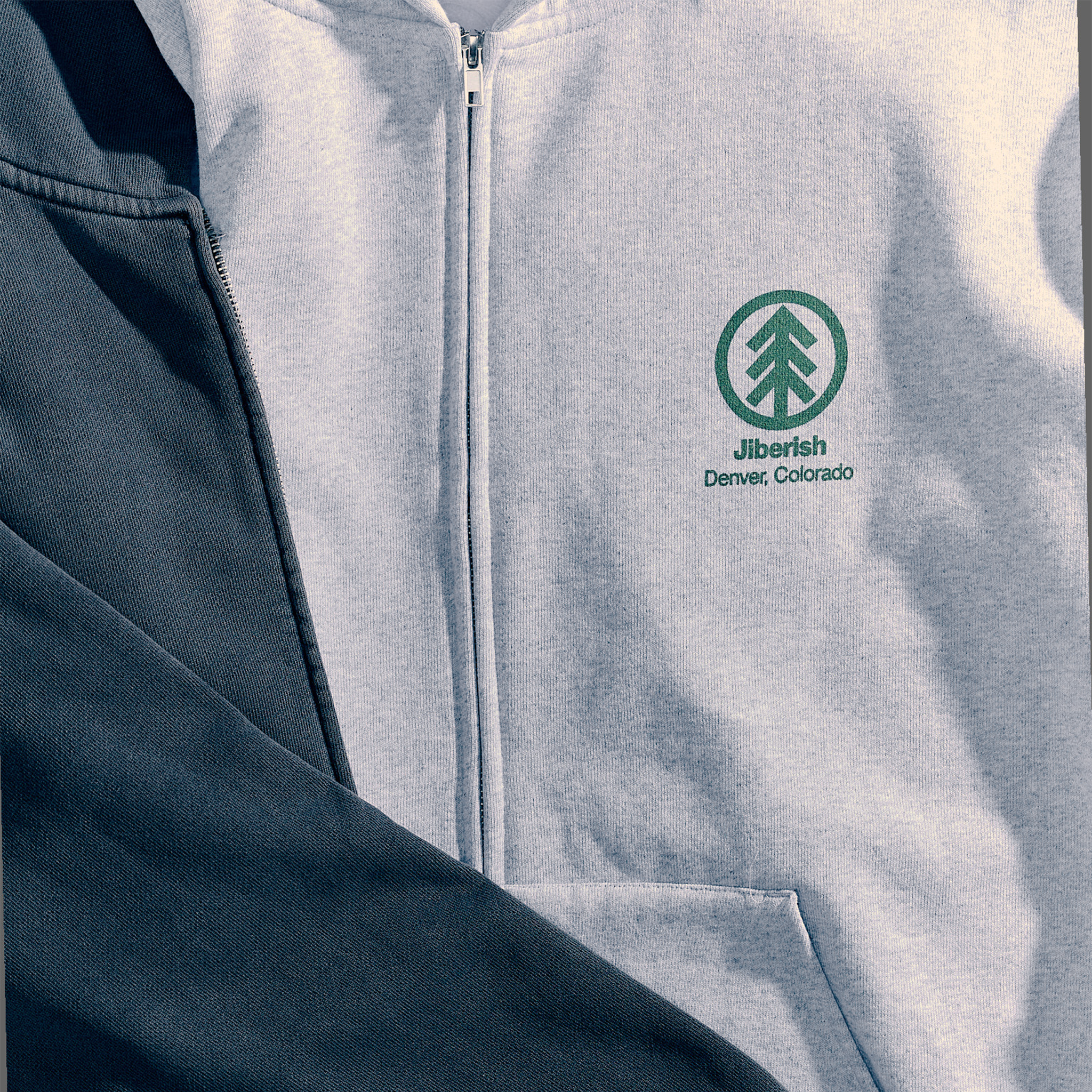Hemlock Zip Hoodie Heather Grey