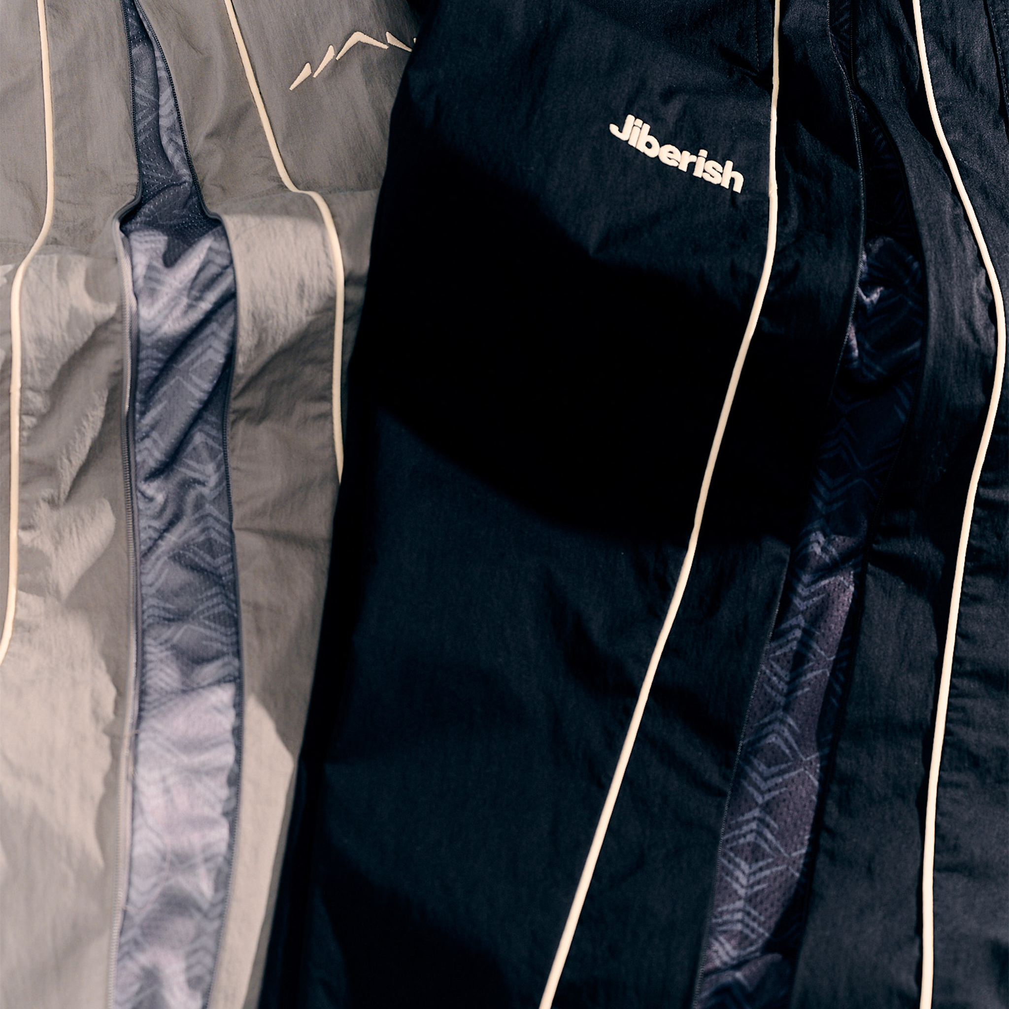 Baggy Zip Track Pant Black