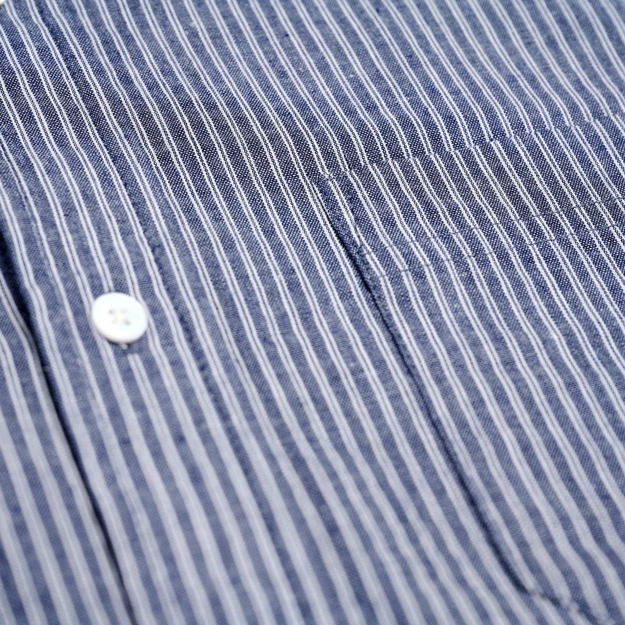 Seersucker Button Up Blue