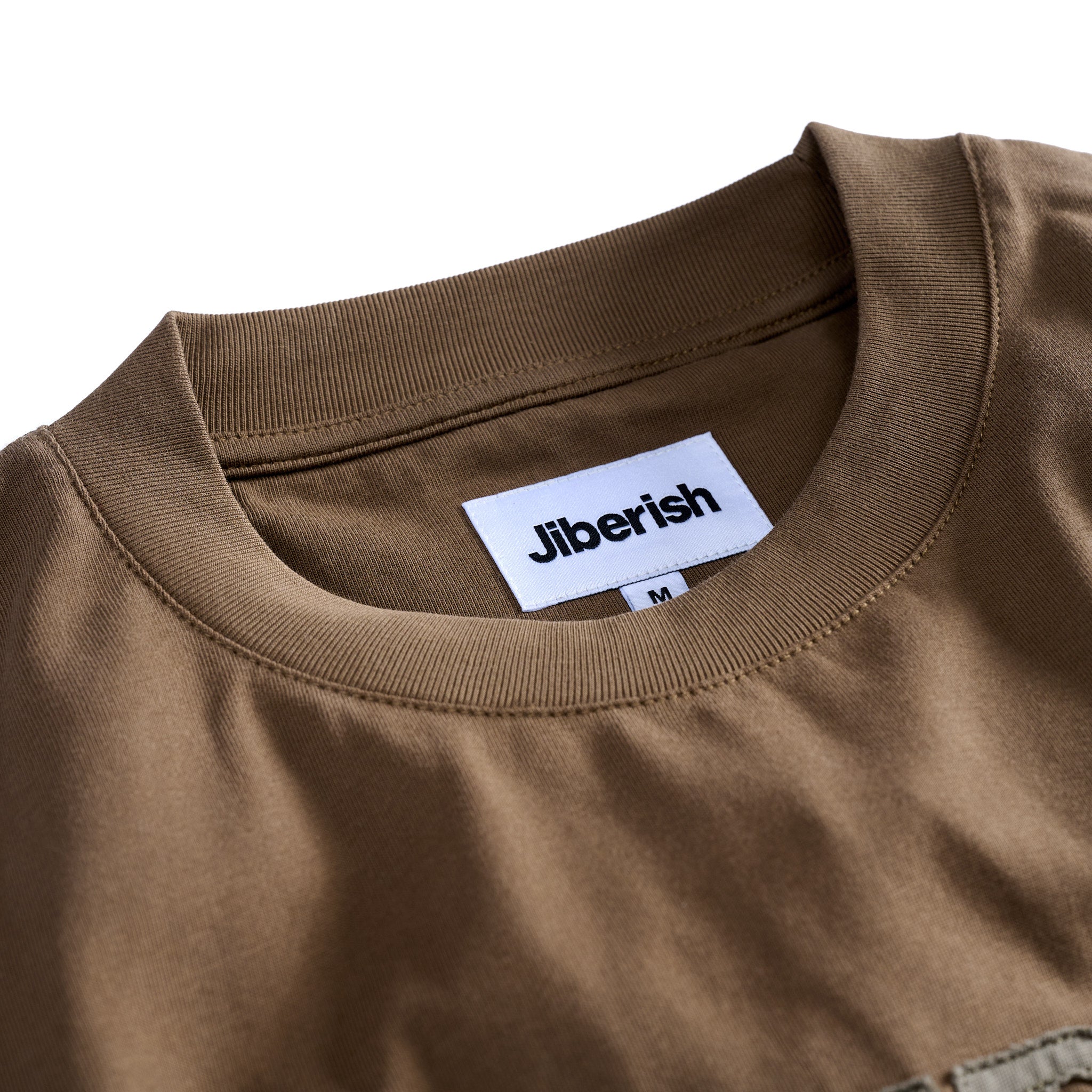 Applique Varsity Tee Walnut