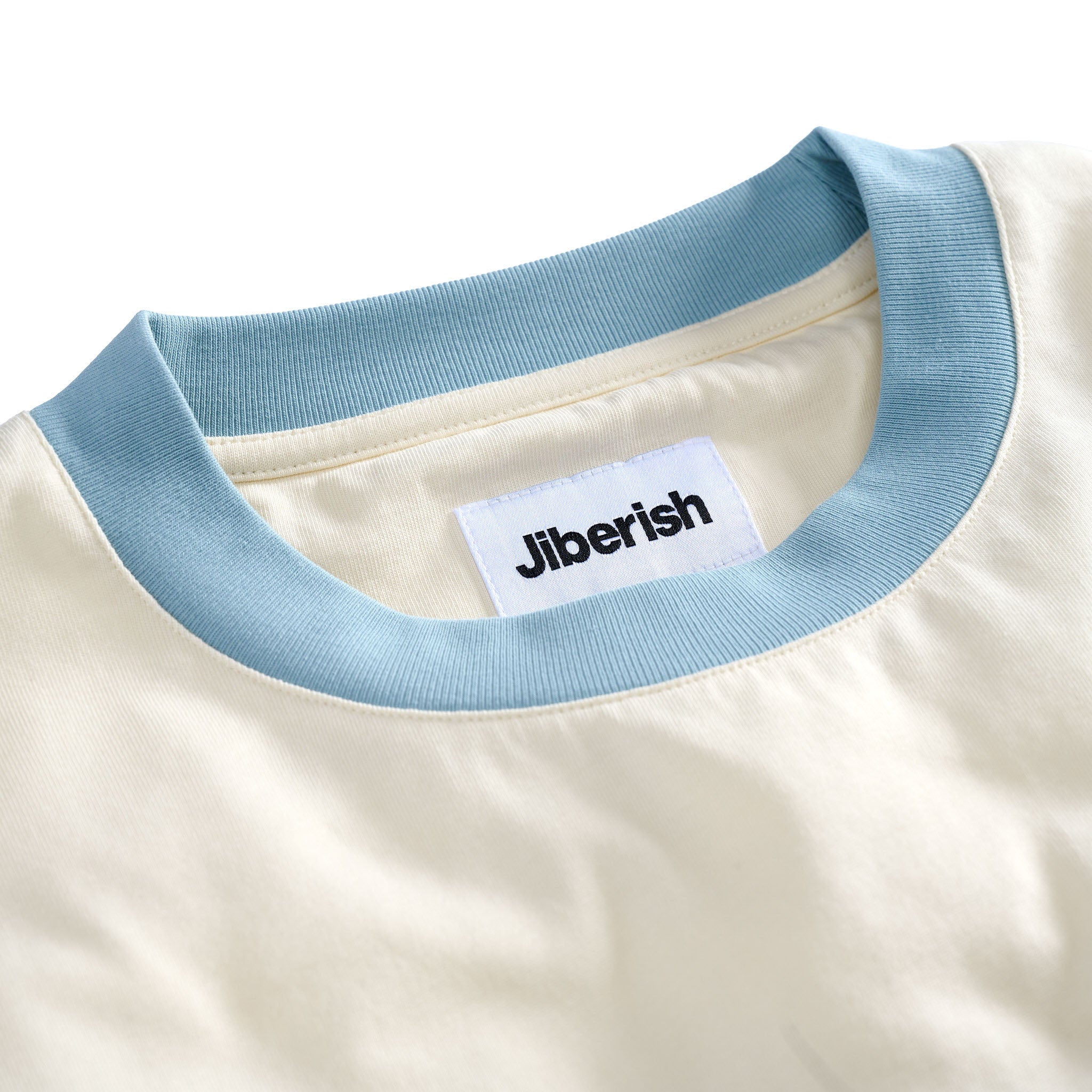 Applique Varsity Tee Powder Blue