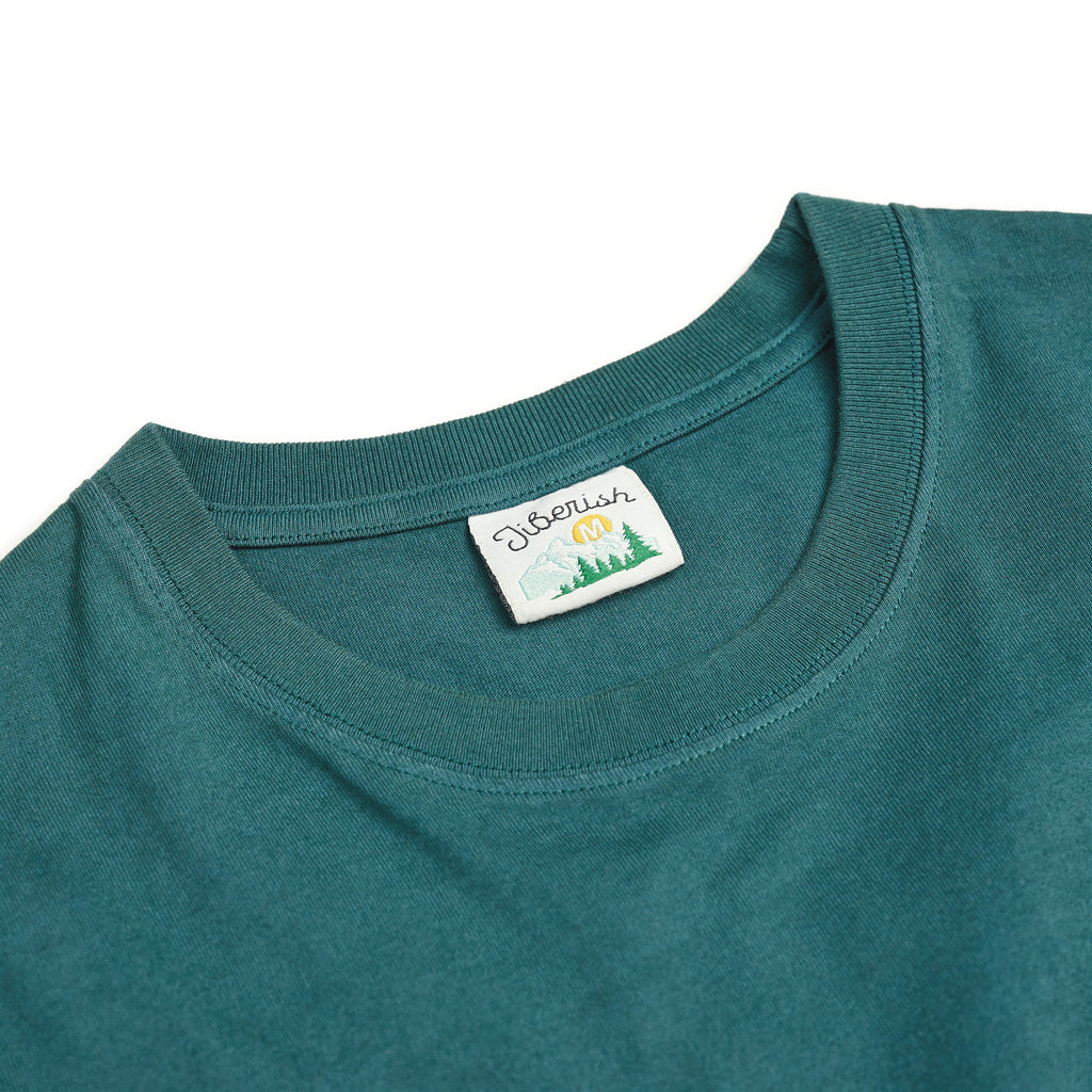 Garment-Dyed Pocket Tee Deep Sea Green