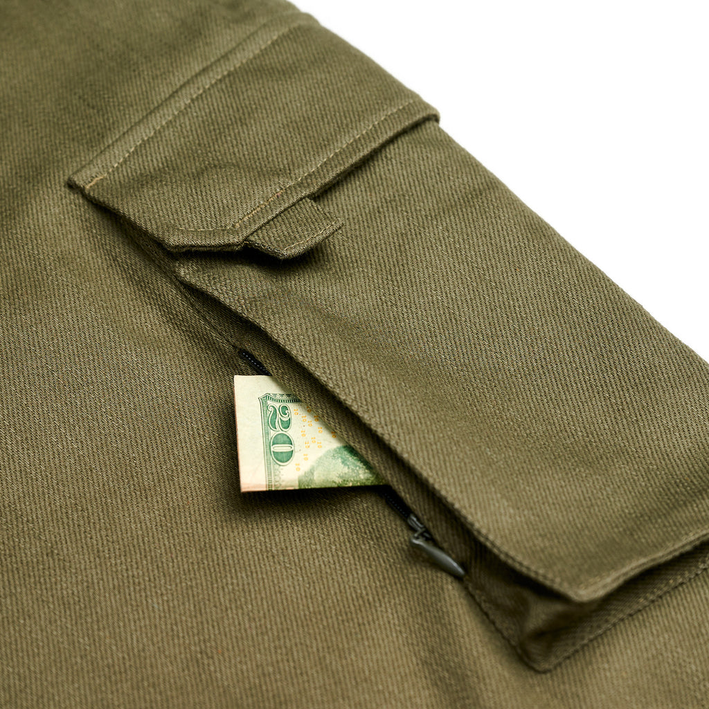 Heavyweight Twill Cargo Pant Olive