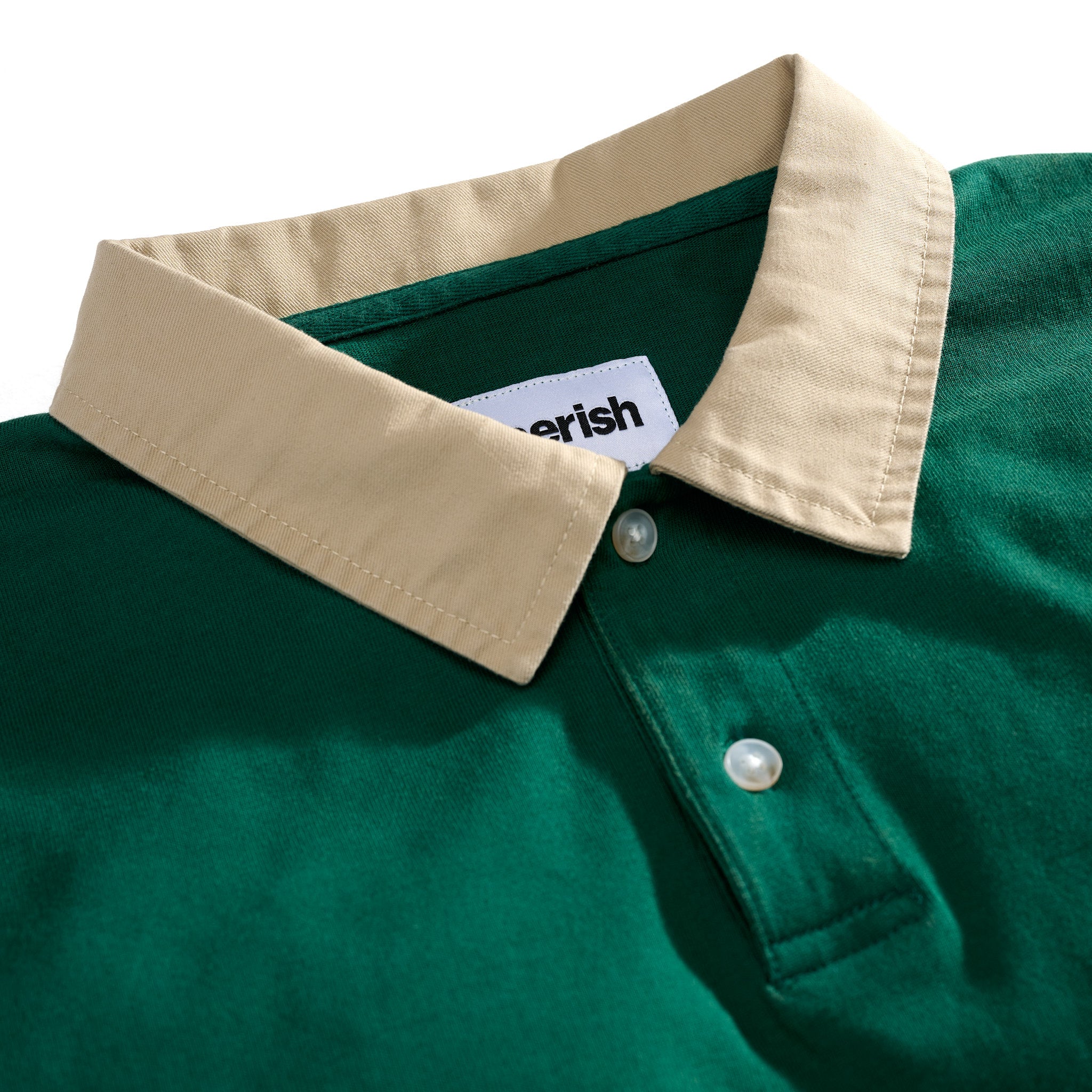 Short Sleeve Rugby Vintage Green