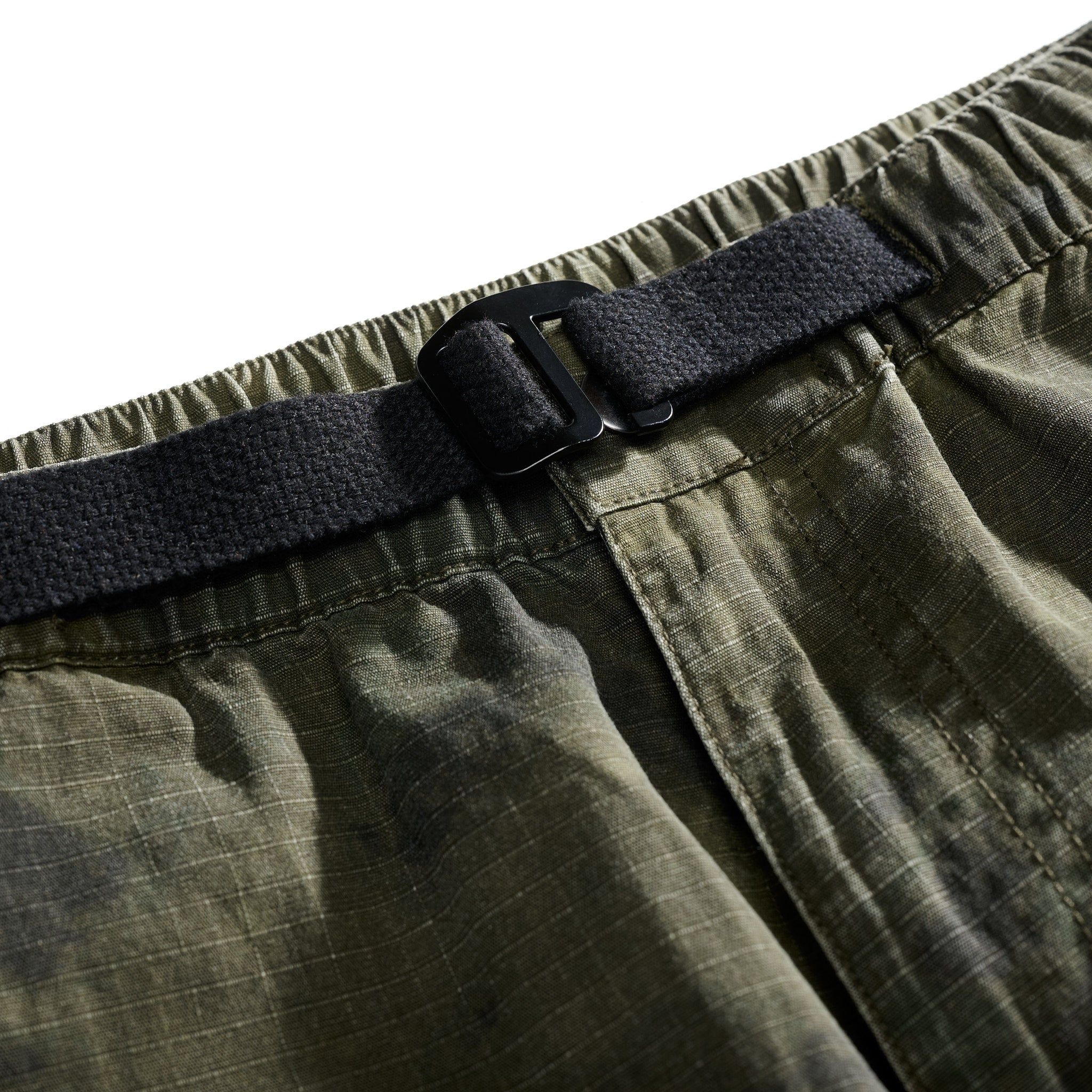 Washed Ripstop Military Cargos Olive