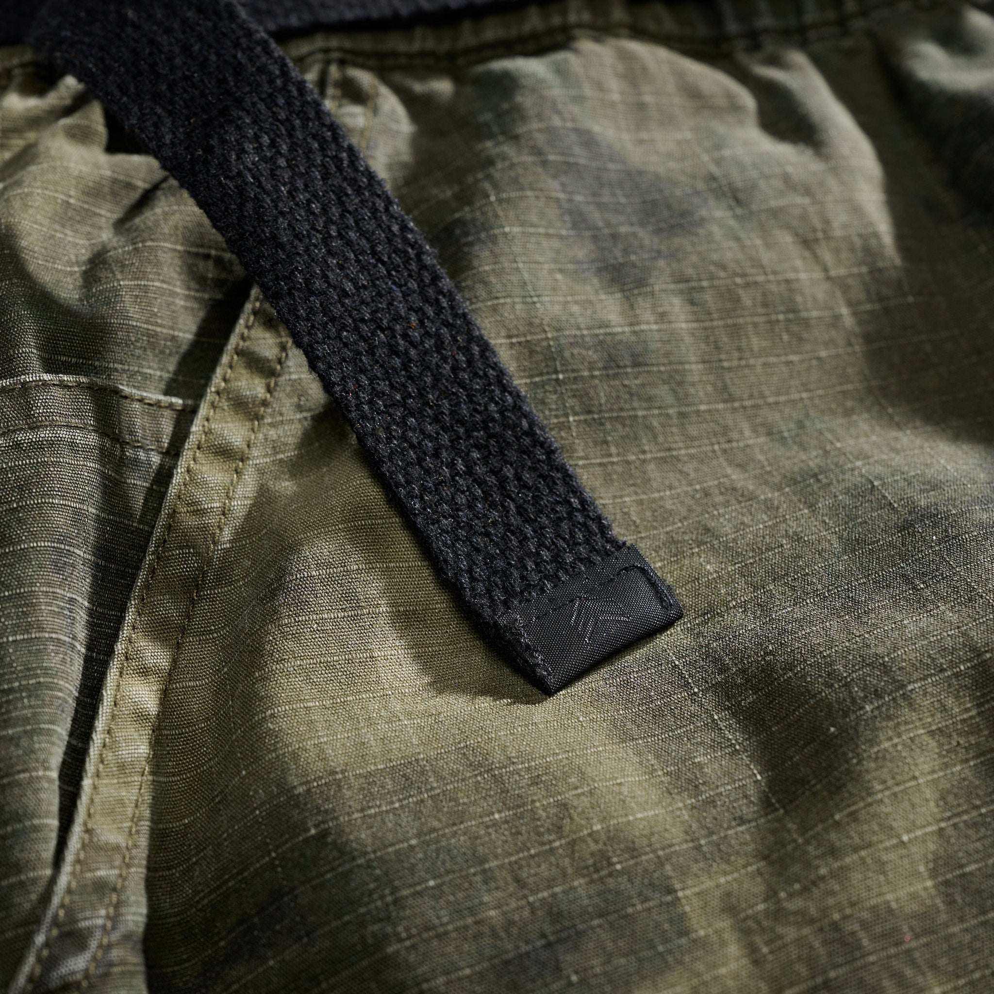 Washed Ripstop Military Cargos Olive