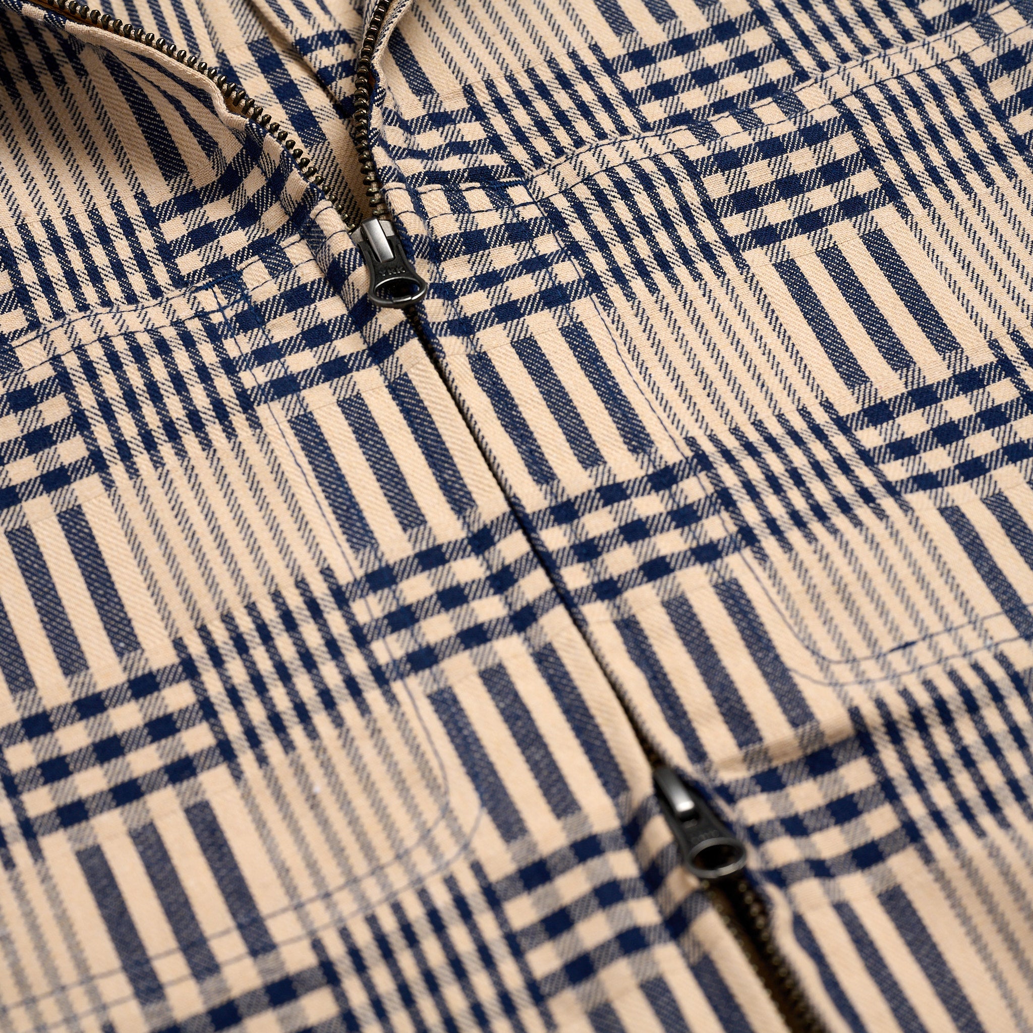 Full Zip Work Shirt Navy