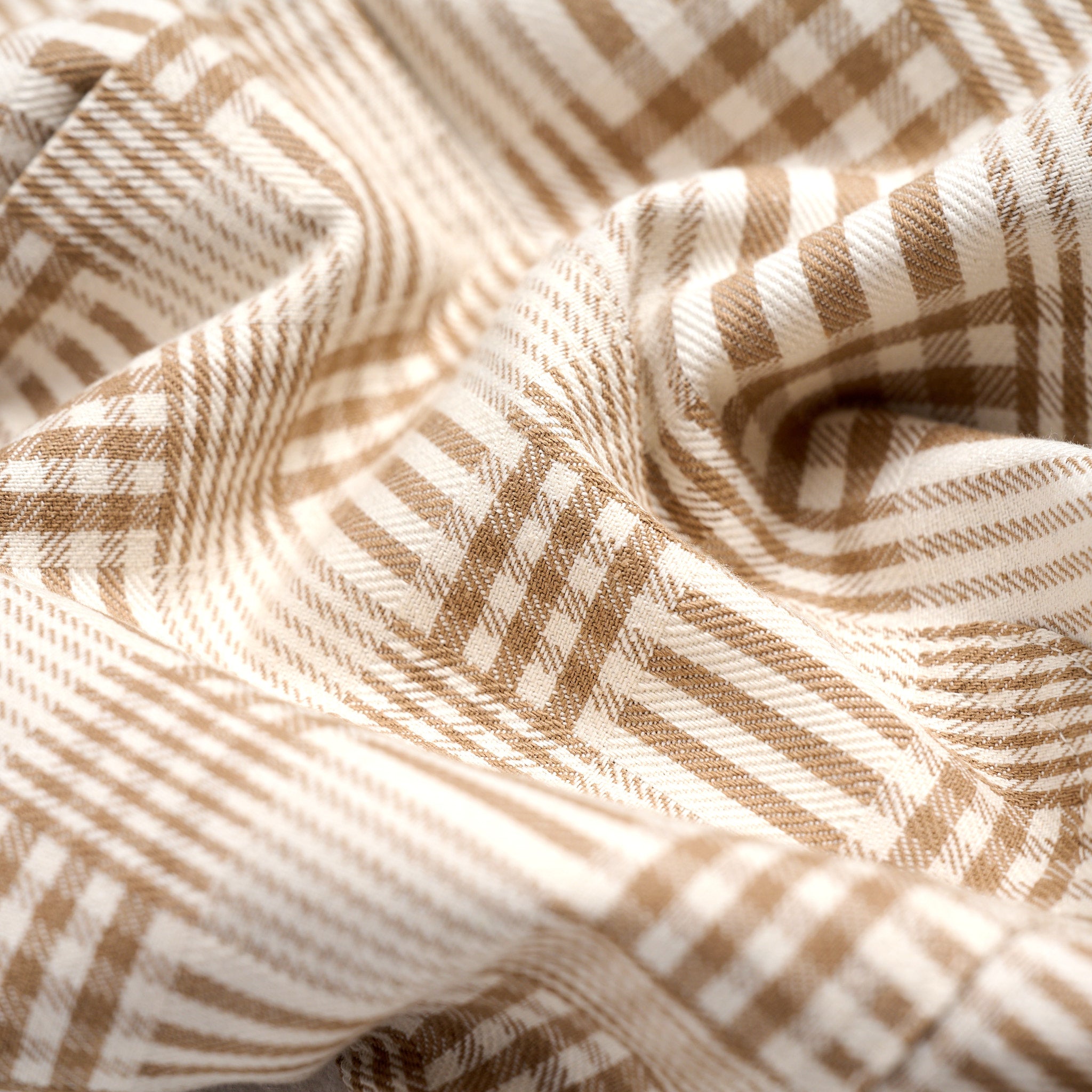 Full Zip Work Shirt Tan