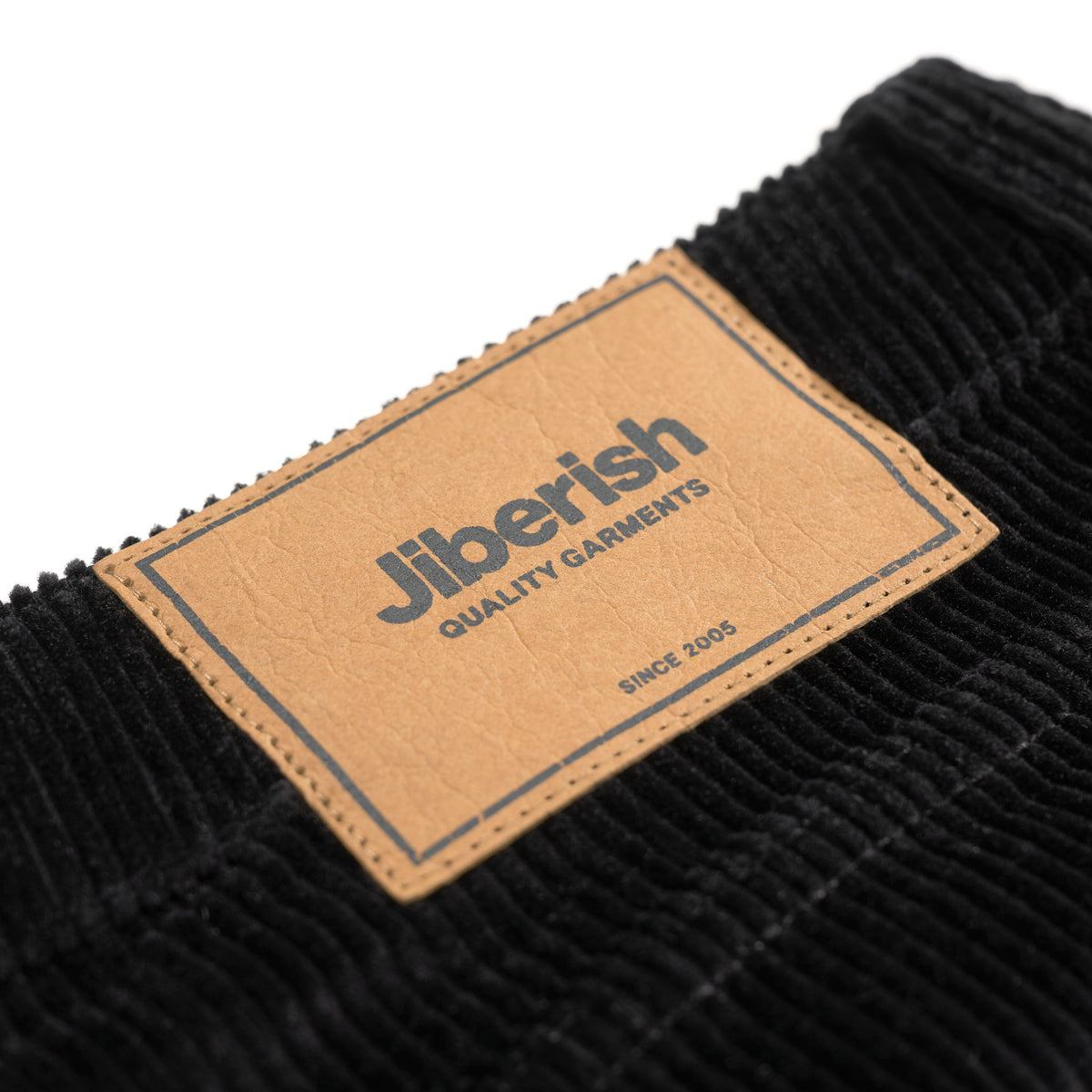 Baggy Fit Corduroy Carpenter Pant Black