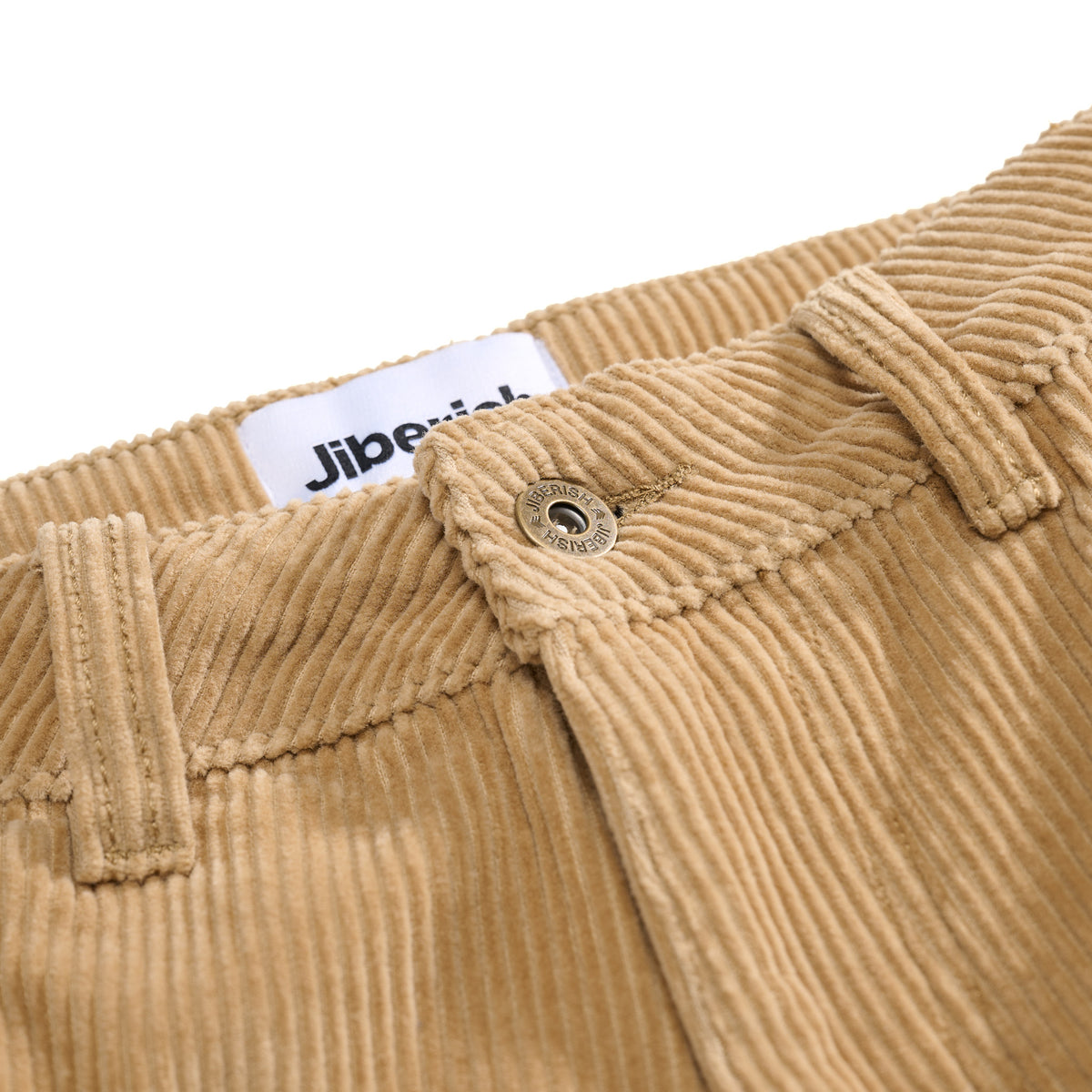 Baggy Fit Corduroy Carpenter Pants Wheat