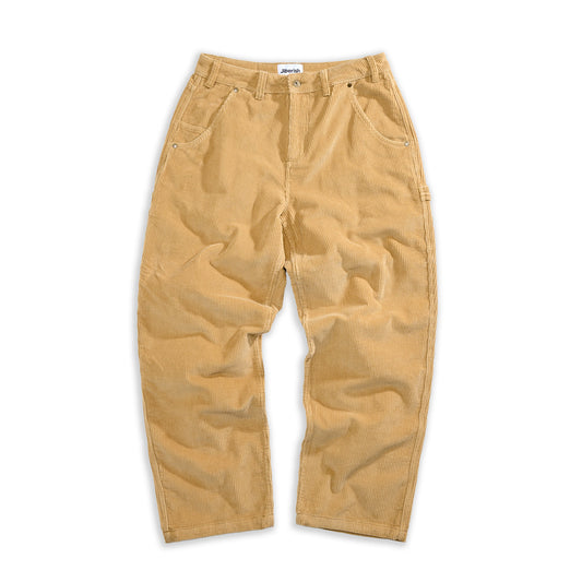 Baggy Fit Corduroy Carpenter Pants Wheat