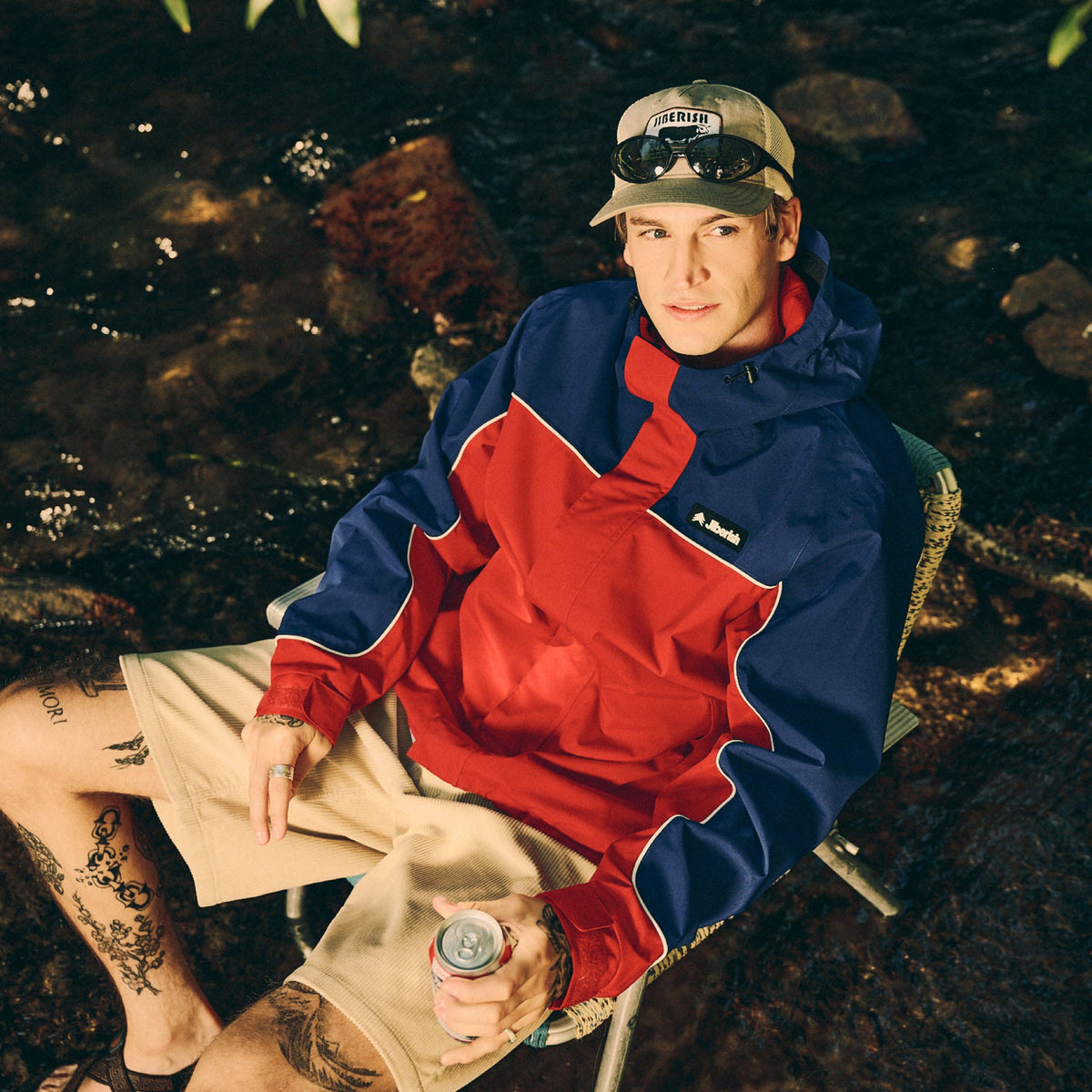 2L Timber Tech Jacket Beacon Blue/Oxblood