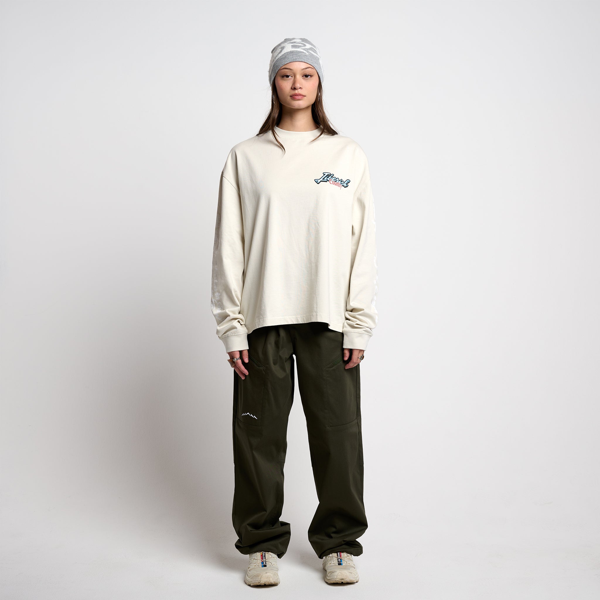 Relaxed Fit Tech Pants Military Green