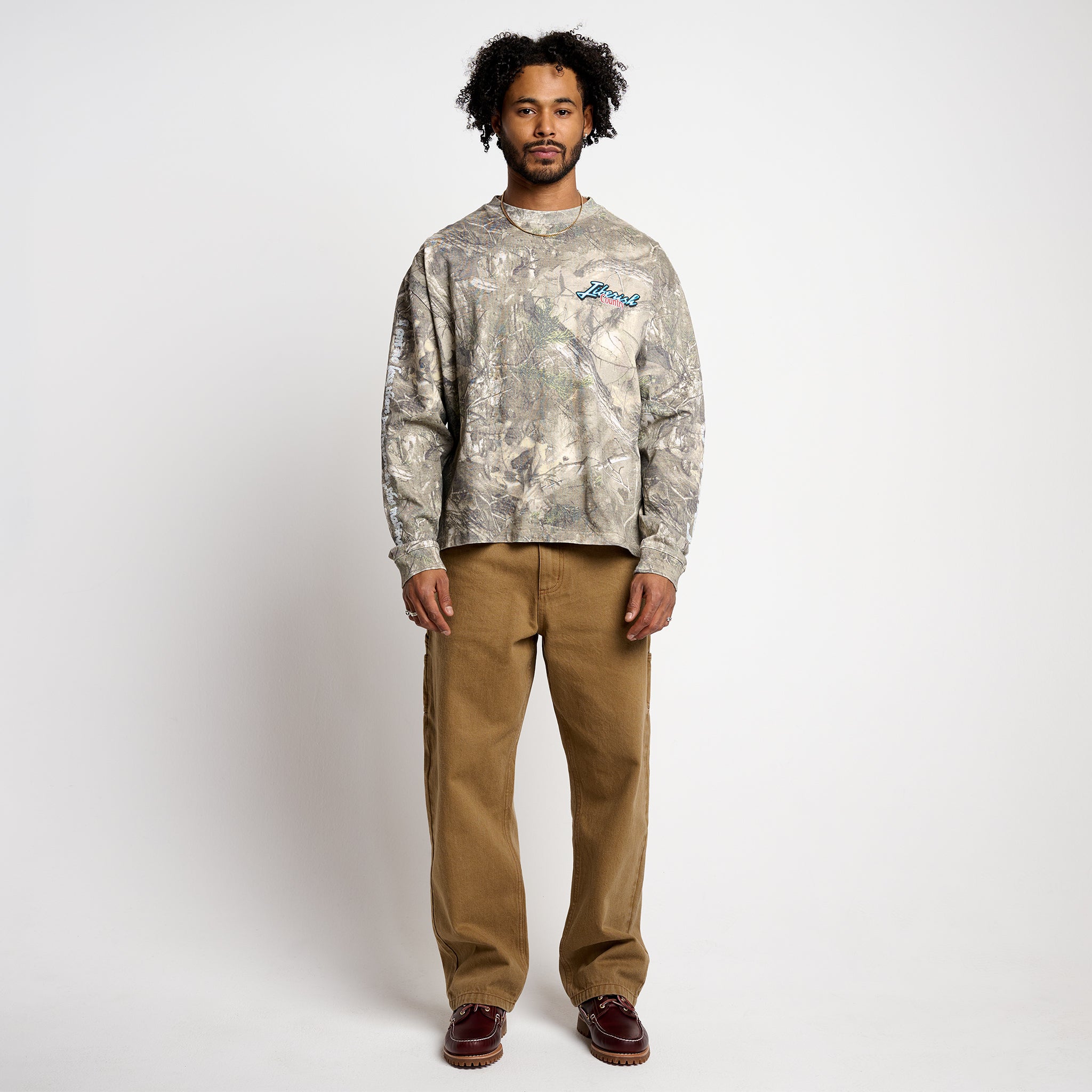 12 oz. Relaxed Fit Denim Washed Brown