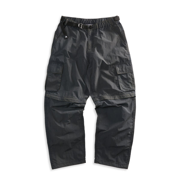 Baggy Fit Washed Ripstop Convertible Cargo Midnight – Jiberish