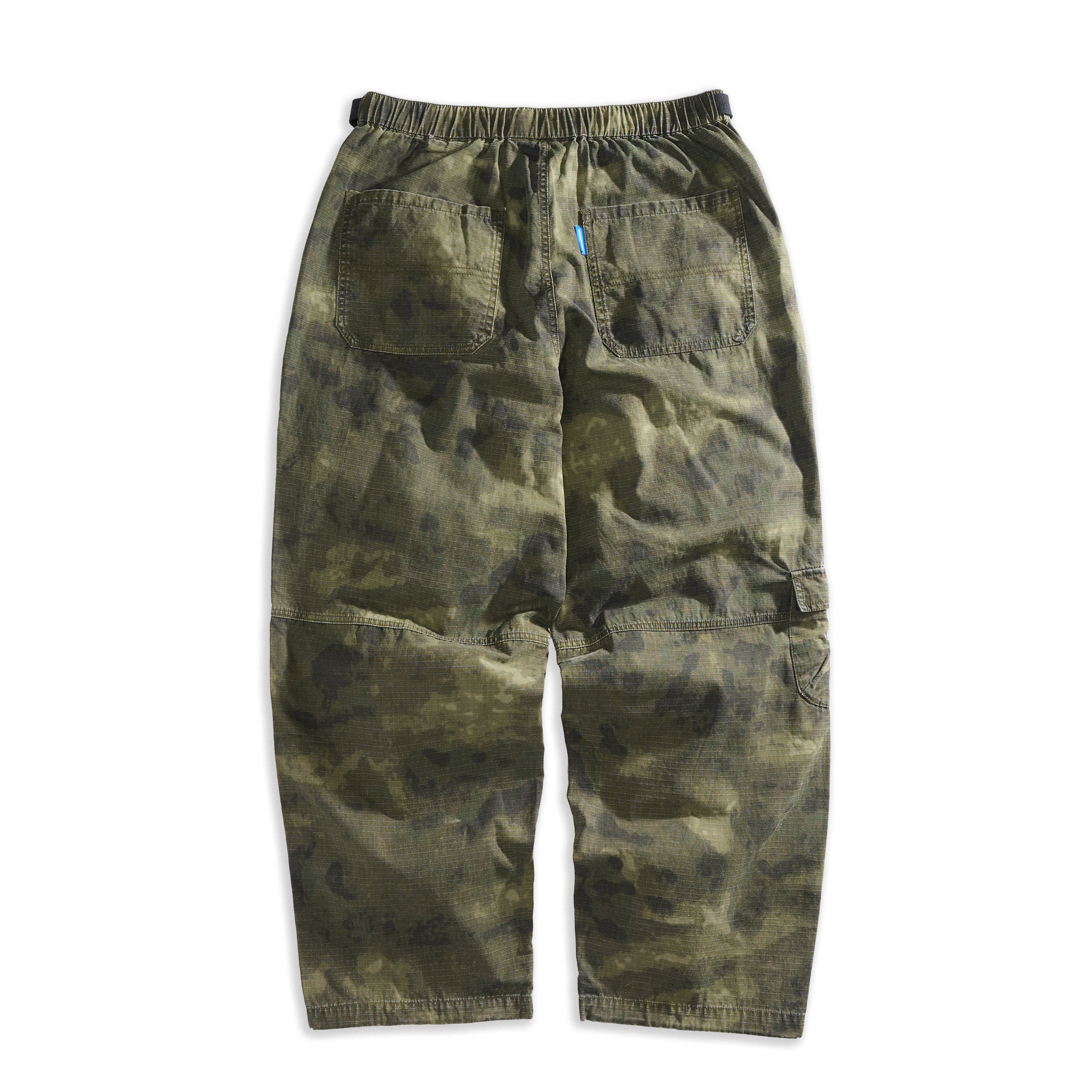Washed Ripstop Military Cargos Olive