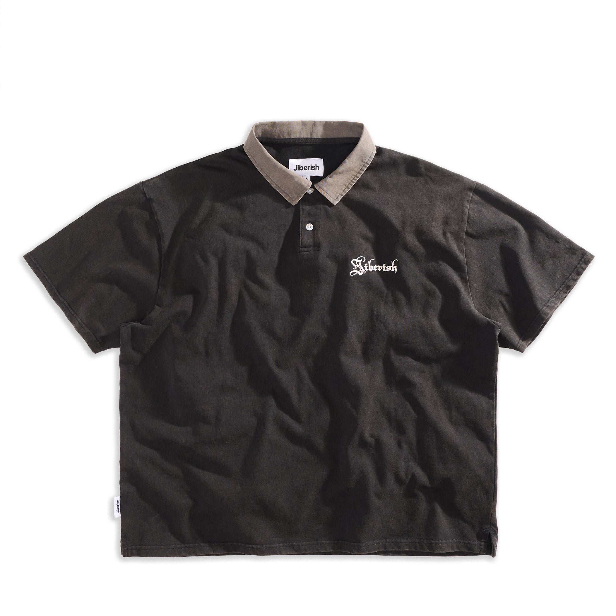 Short Sleeve Rugby Vintage Black