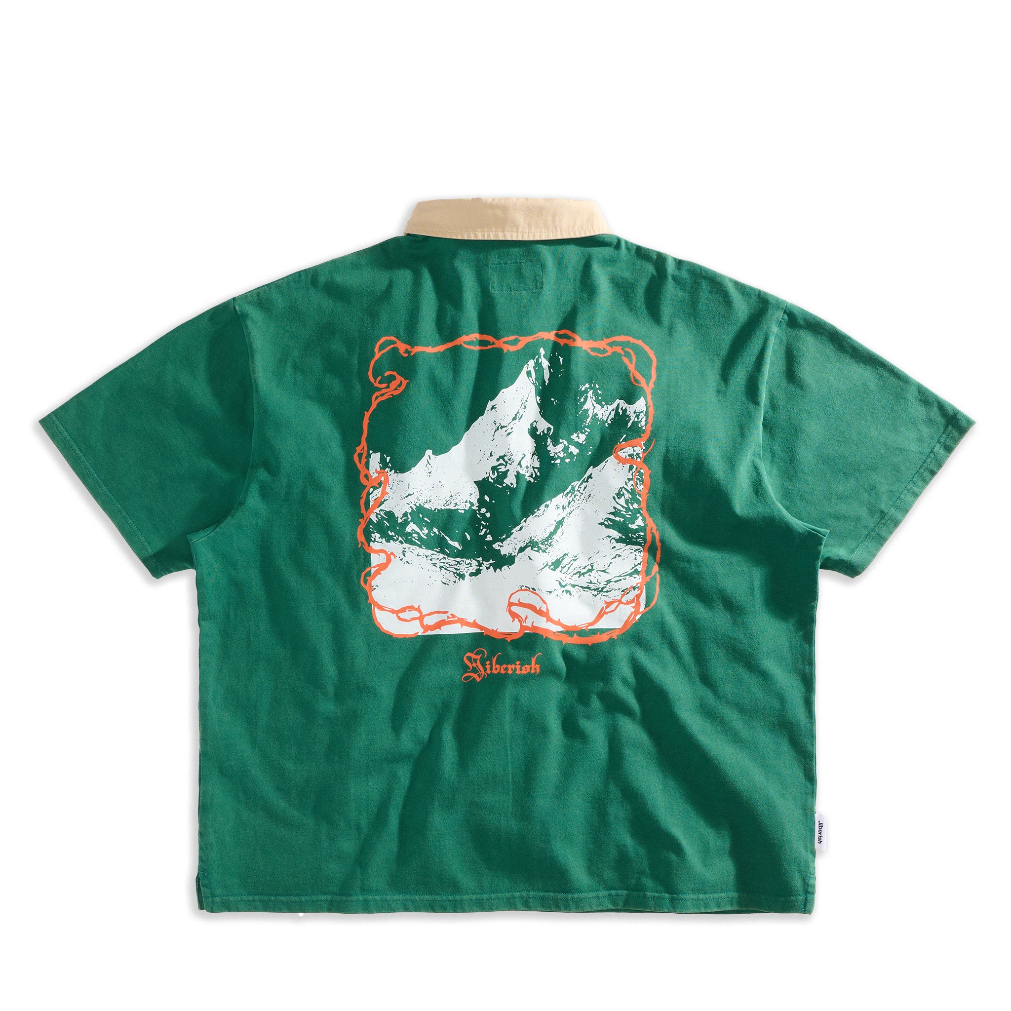 Short Sleeve Rugby Vintage Green – Jiberish