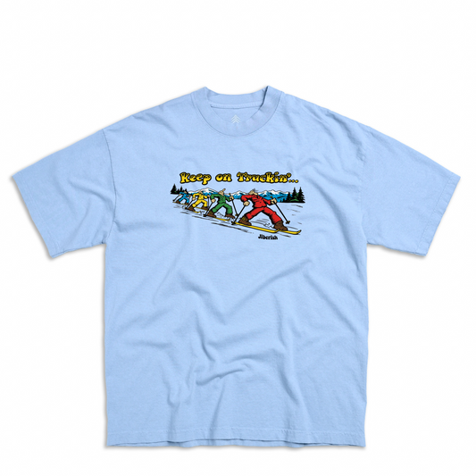 Truckin' Tee Clear Blue