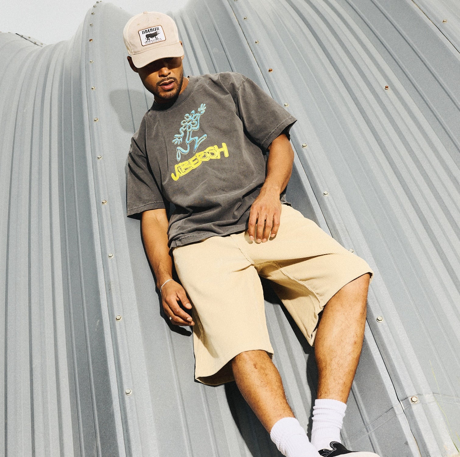 Big Corduroy Shorts Oat