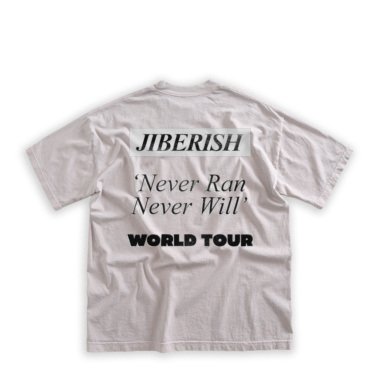 World Tour Tee Dark Silver